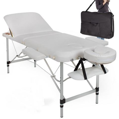 WHITE LABEL - Massage table-WHITE LABEL-Table de massage pliable rembourrage épais