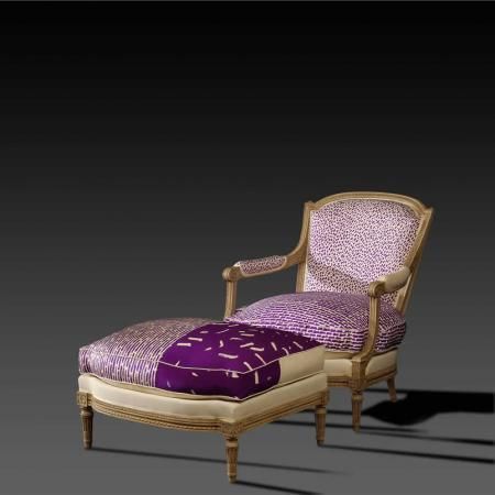 MASSANT - Armchair and floor cushion-MASSANT