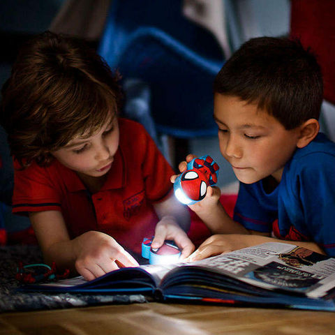 Philips - Children's nightlight-Philips-DISNEY - Lampe torche à pile LED Spiderman H9,2cm 