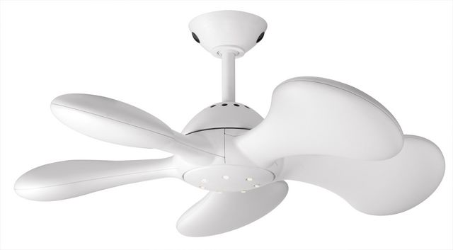 LBA HOME APLLIANCE - Ceiling fan-LBA HOME APLLIANCE-Ventilateur de plafond Splash blanc lampe Leds, 92
