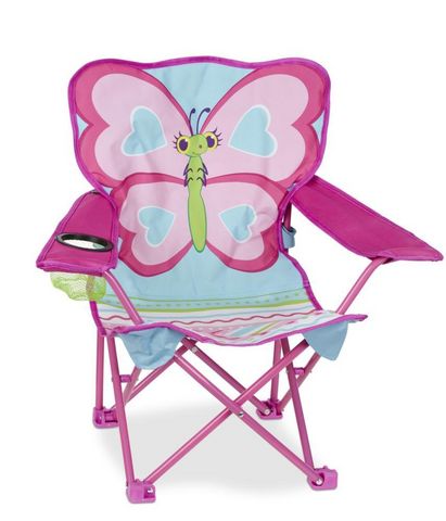 Melissa & Doug - Children's armchair-Melissa & Doug-Chaise pliante Sunny Patch Papillon
