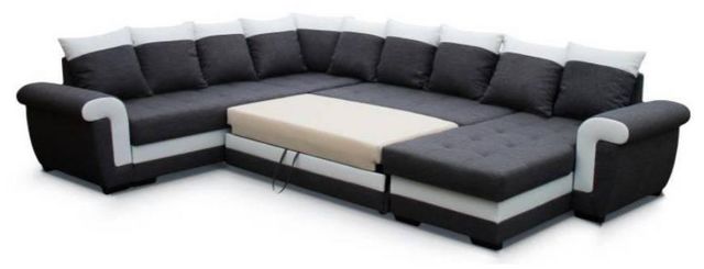 WHITE LABEL - Adjustable sofa-WHITE LABEL-LONDONDERRY Divano ad angolo letto trasformabileex