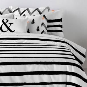 HAPPY FRIDAY - Duvet cover-HAPPY FRIDAY- à rayures