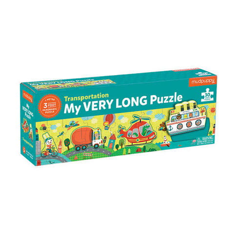 BERTOY - Child Puzzle-BERTOY-30 pc Long Puzzle Transportation