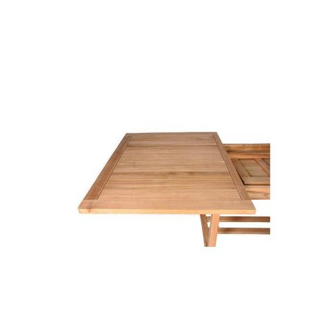BOIS DESSUS BOIS DESSOUS - Extendable garden table-BOIS DESSUS BOIS DESSOUS-Table de jardin en bois de teck MIDLAND 8/10 place