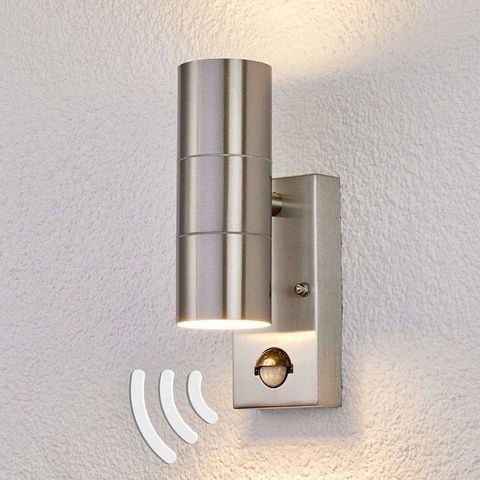 Lampenwelt - Outdoor wall light with detector-Lampenwelt-Applique d'extérieur à détecteur 1414605