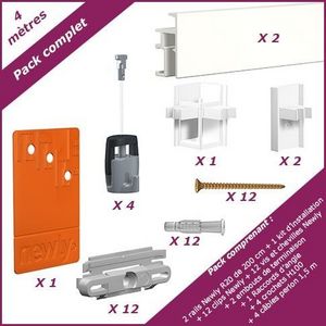 NEWLY - pack complet r20 - 4 mètres - Tapetenleiste