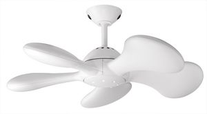 LBA HOME APLLIANCE - ventilateur de plafond splash blanc lampe leds, 92 - Deckenventilator