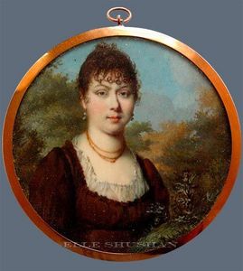 ELLE SHUSHAN - continental portrait miniatures - Porträt