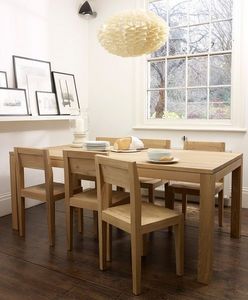 Lombok - indah solid oak dining table - Rechteckiger Esstisch