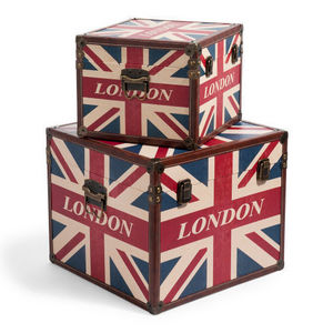 MAISONS DU MONDE - set de 2 malles london flag box - Kofferschrank