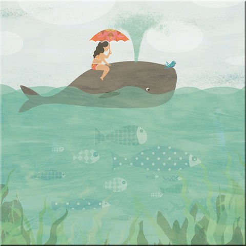 DECOHO - Dekorative Gemälde für Kinder-DECOHO-Balade en baleine
