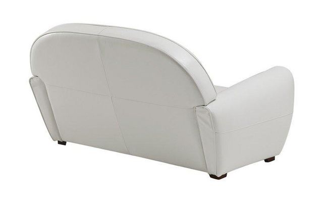 WHITE LABEL - Clubsofa-WHITE LABEL-Canapé CLUB blanc 2 places en cuir recyclé. MADE I