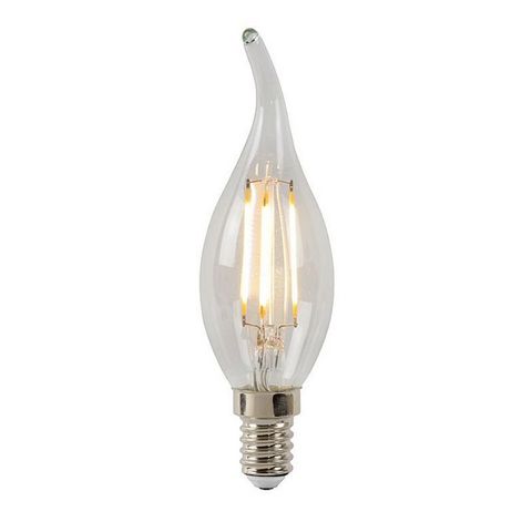 LUCIDE - LED Lampe-LUCIDE-Ampoule LED E14 4W/35W 2700K 320lm Flamme Filament
