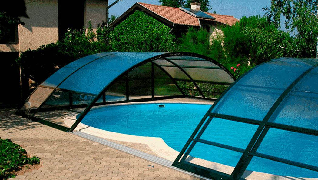 ABRISOL Cubierta de piscina alta corredera o telescópica Cabinas de piscina Piscina y Spa  | 