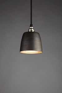 JO DAVIES - simple pendant light in black - Lámpara Colgante