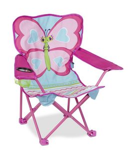 Melissa & Doug - chaise pliante sunny patch papillon - Butaca Para Niño