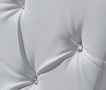 Silla-WHITE LABEL-Chaise coloniale BILLIONAIRE en simili cuir blanc 