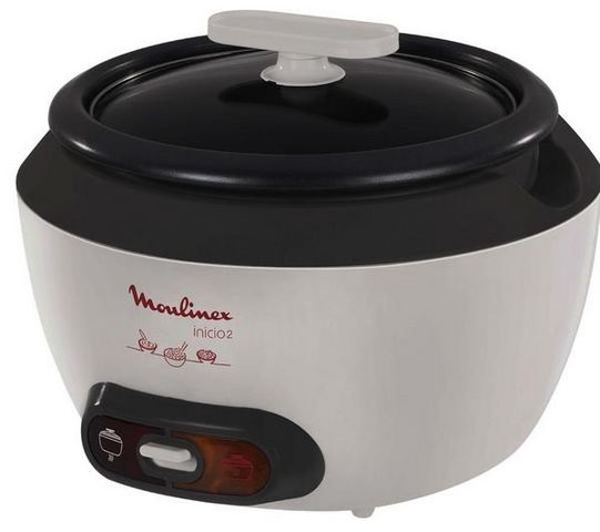 Moulinex - Autococedor-Moulinex-Cuiseur  riz Inicio 2 8 Cups MK 151100 - blanc