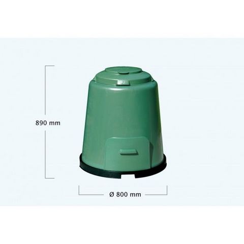 GARANTIA - Contenedor de humus-GARANTIA-Thermo composteur 280 litres vert