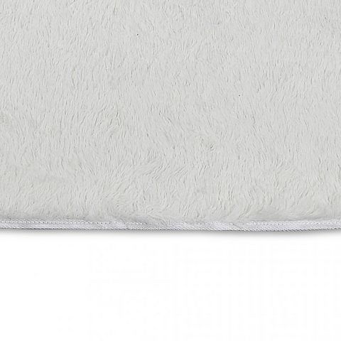 WHITE LABEL - Alfombra contemporánea-WHITE LABEL-Tapis salon crème poil long taille S