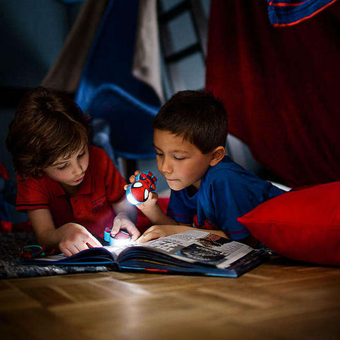 Philips - Lámpara para dormir para niño-Philips-DISNEY - Lampe torche à pile LED Spiderman H9,2cm 