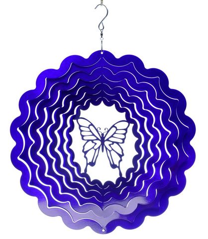 SPIN-ART SPINNERS - Móvil-SPIN-ART SPINNERS-Mobile à vent Papillon Violet 15cm