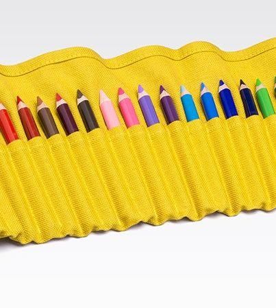 FABRIANO BOUTIQUE - Lapiceros de colores-FABRIANO BOUTIQUE-Yellow Pencil Case
