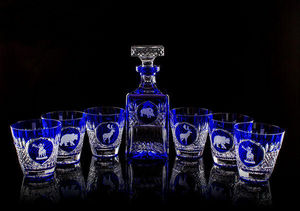 TSAR IMPERIAL - tsar hunt whiskey decanter set - Servizio Whisky