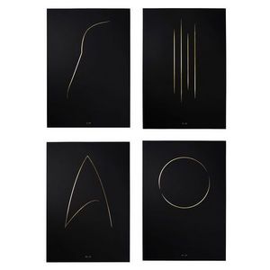 THE THIN GOLD LINE - the full collection - Impressione Di Arte