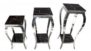 mobilier moss - betty 70cm noir - Tavolino Rotondo
