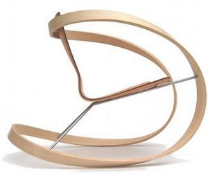 Katie Walker Furniture - the ribbon rocking chair - Sedia A Dondolo