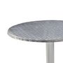 Tavolino alto-WHITE LABEL-Table bistrot rabattable hauteur réglable
