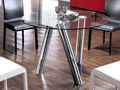 Tavolo da pranzo rotondo-WHITE LABEL-Table ANNA - Transparent