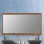 Specchio bagno-BOIS DESSUS BOIS DESSOUS-Miroir en bois de teck 145