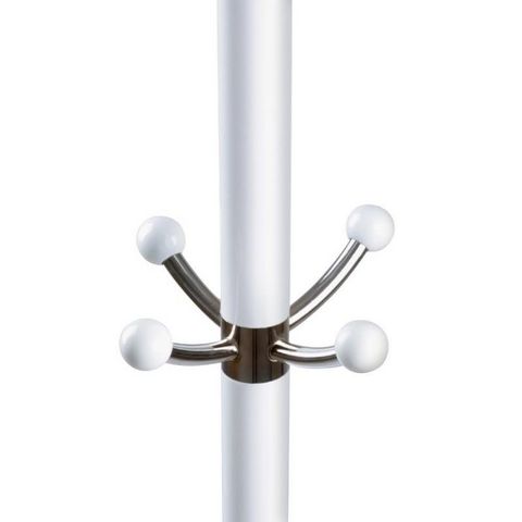 WHITE LABEL - Appendiabiti da terra-WHITE LABEL-Porte manteau métal avec porte parapluie