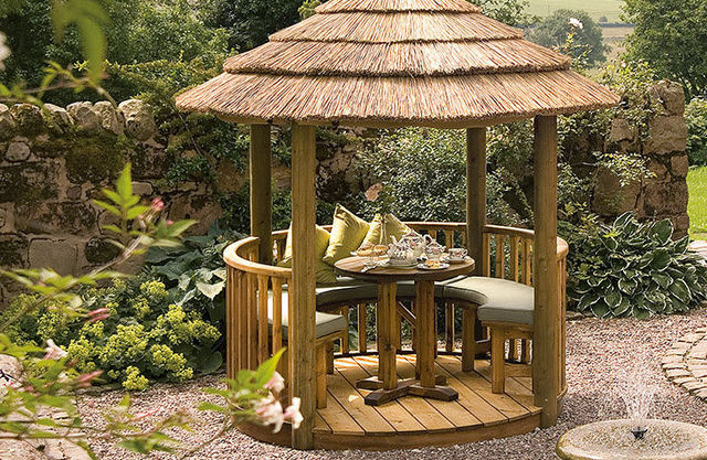 Breeze House - Panca da giardino coperta-Breeze House-oasis
