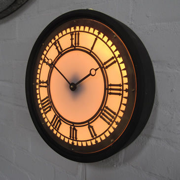 Clock Props - Orologio luminoso-Clock Props-ILLUMINATED WALL CLOCK